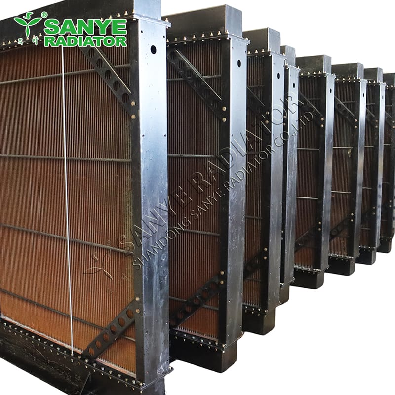 Custom radiator copper core for genset