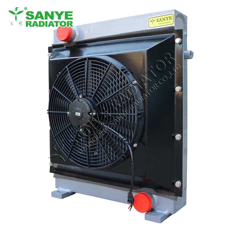 40KW铝散热器总成(24V12V)用于液压除雪车