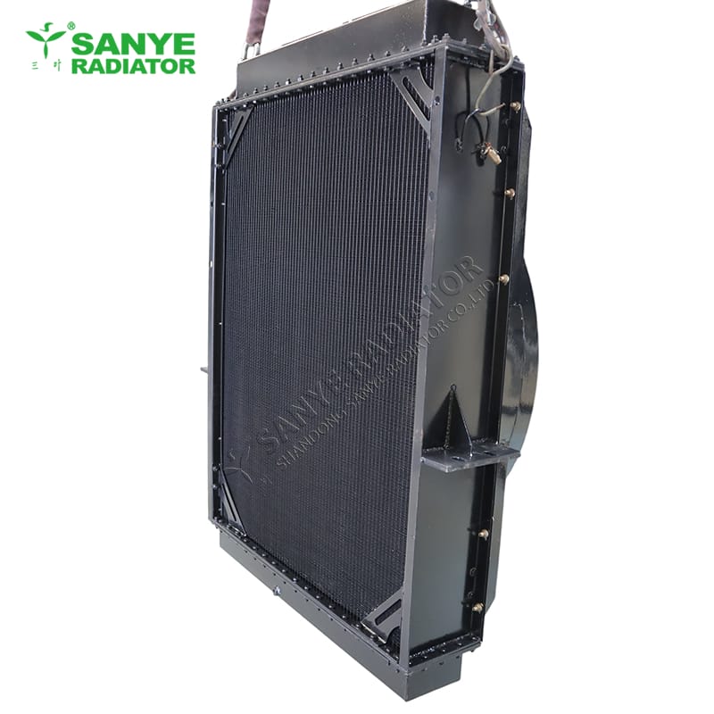 Road Mixer Regenerator Copper Water Tank Radiator Compatible with XCMG Hengnuo, Weima, Ruima