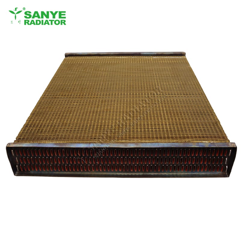 Radiator Core Purple Copper Brass Seamless & Sewn Tube Sheet Type Flat Tube Assembly Type