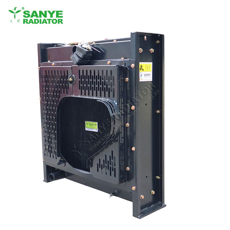 60-80KW Radiator Aluminum-Copper Water Tank for Cement Pumps, Air Compressors, Fire Pump Stations, and Diesel Engines