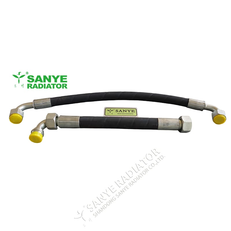 Rubber hose for monorail crane trains