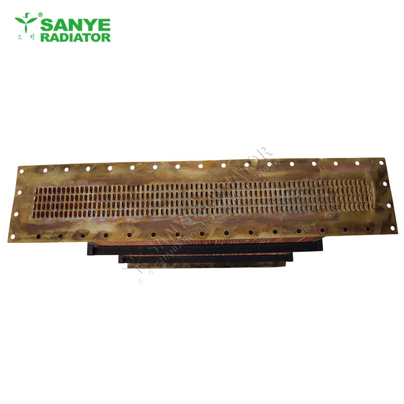 Customized copper assembled Z-type wavy copper seamless pipe heat tape heat sink core radiator
