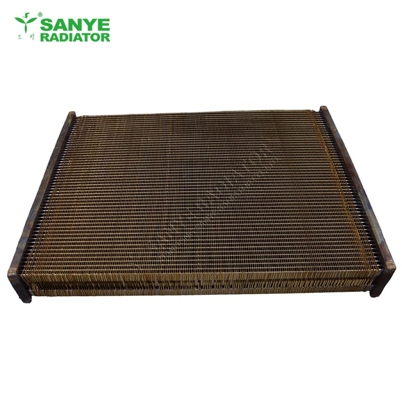 Radiator Core Purple Copper Brass Seamless & Sewn Tube Sheet Type Flat Tube Assembly Type