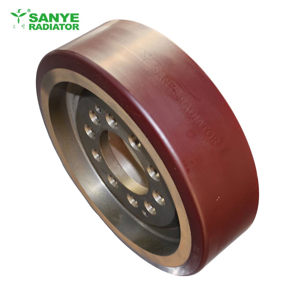 Monorail crane train drive wheels (friction wheels) for mine transportation machinery
