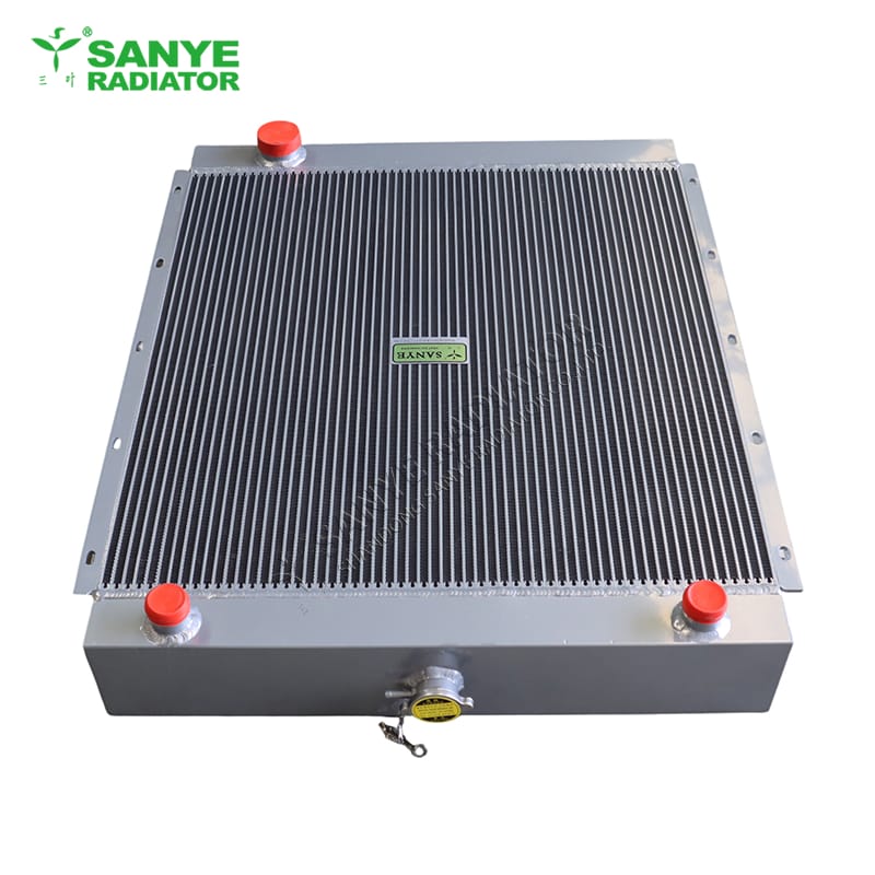 Customized aluminum radiator for special machinery