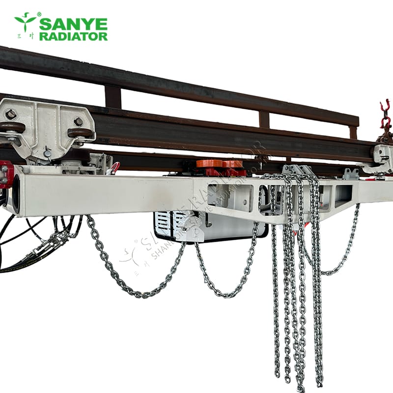 lifting beam for monorail crane trains
