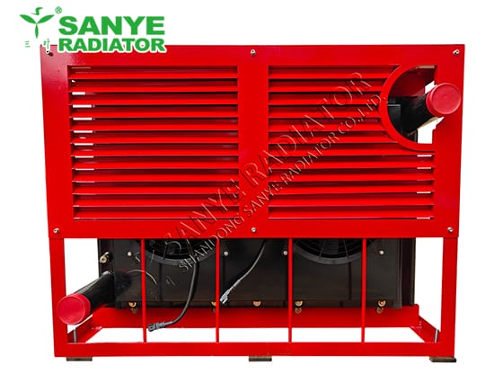 Customized radiators for oilfield machinery