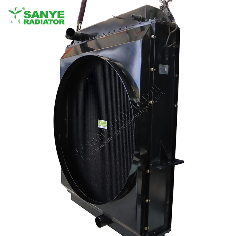 Road Mixer Regenerator Copper Water Tank Radiator Compatible with XCMG Hengnuo, Weima, Ruima