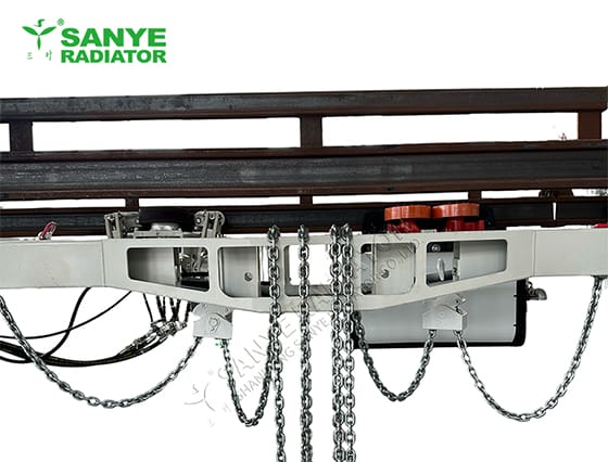 lifting beam for monorail crane trains