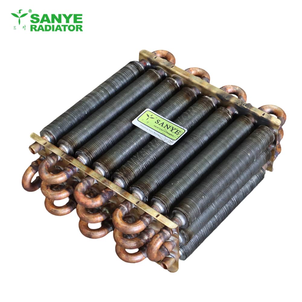 Custom OEM Laboratory Bench Copper Tube Aluminum Fin Oil Cooler