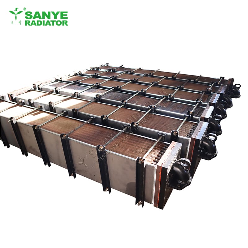 Tube & Strip Train Radiator for Internal Combustion Locomotives