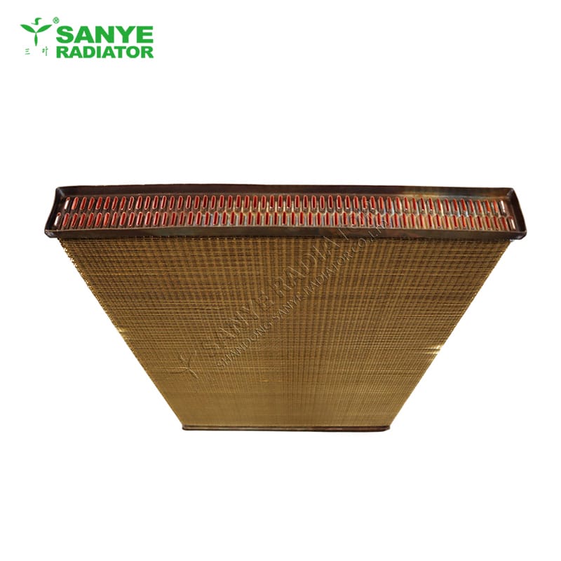 Customized Purple Copper Brass Assembled Flat Tab Seamless & Seamed Tube Flat Tube Tab Cooling Core Radiator