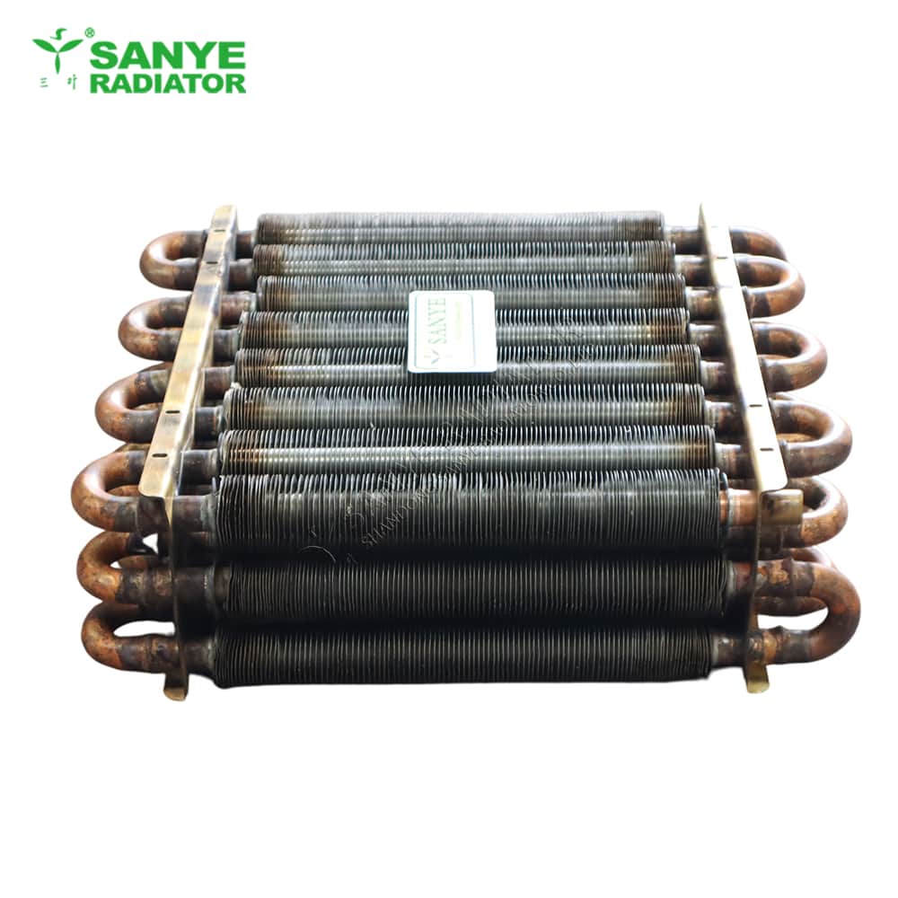 Custom OEM Laboratory Bench Copper Tube Aluminum Fin Oil Cooler