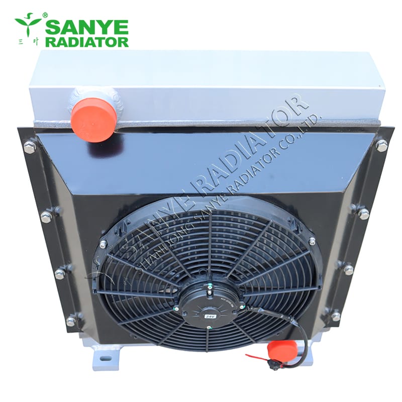40KW Aluminum Radiator Assembly (24V12V) for Hydraulic Snow Removal Vehicle