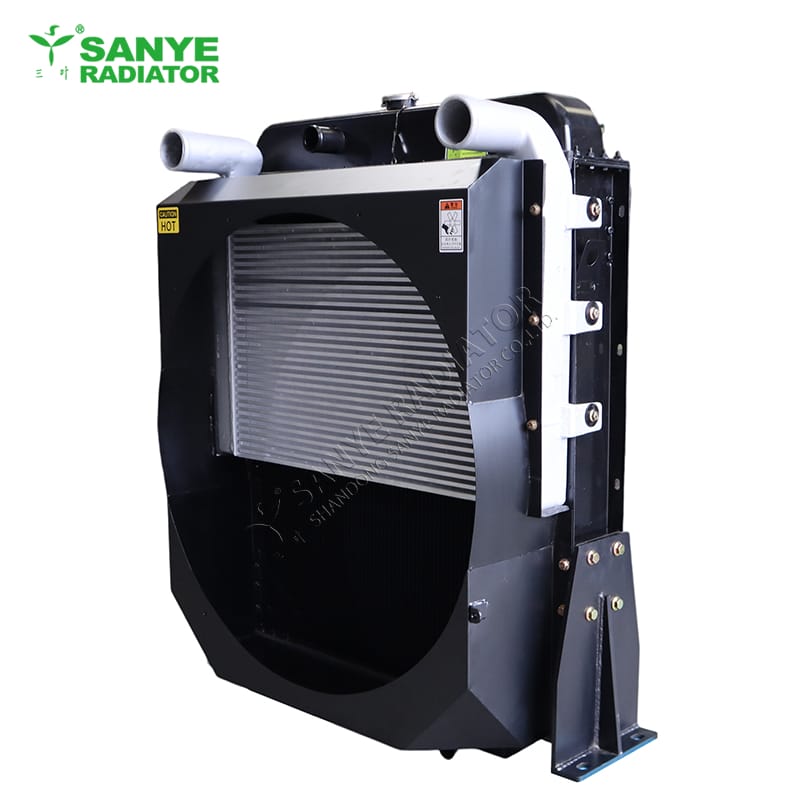 162KW/180KW铜铝散热器总成适用于抛雪机除雪车