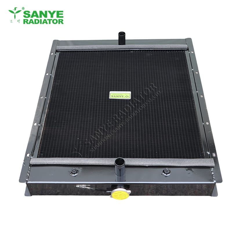 Customized copper radiator for air compressors