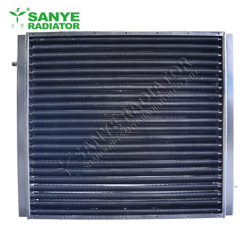 Aluminum finned tube steam heat exchanger