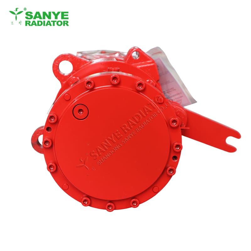 Hydraulic chain hoist for monorail crane trains