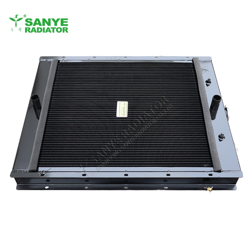 Customized copper radiator for air compressors