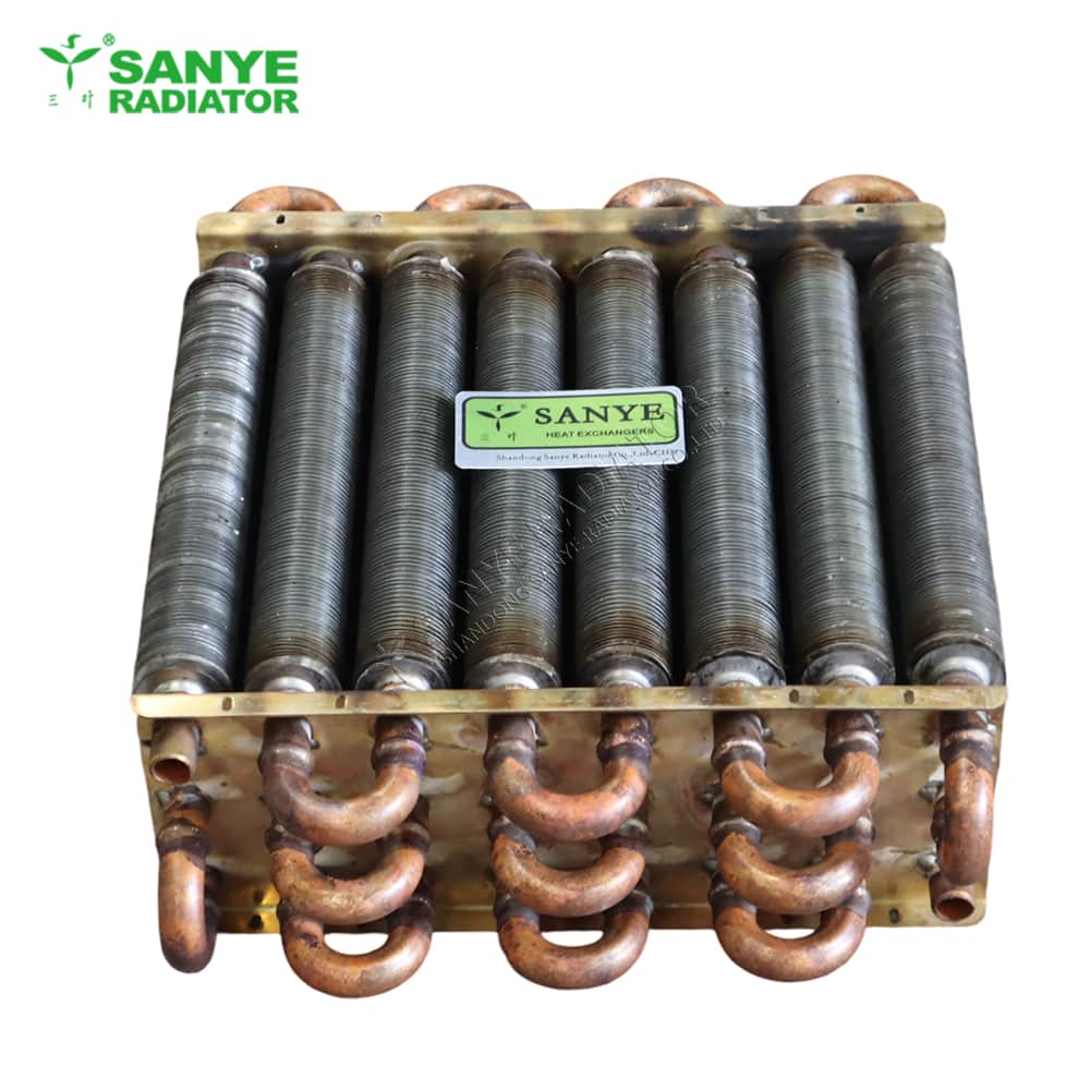 Custom OEM Laboratory Bench Copper Tube Aluminum Fin Oil Cooler