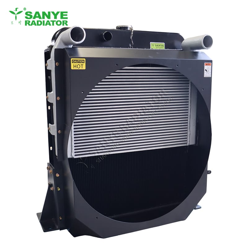 162KW/180KW铜铝散热器总成适用于抛雪机除雪车