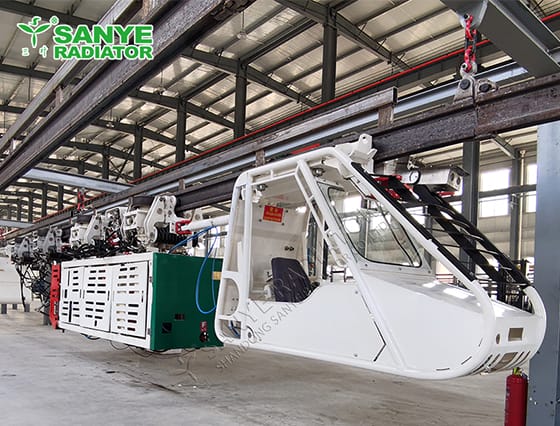 Diesel/ lithium battery monorail crane train