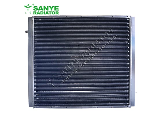 Aluminum finned tube steam heat exchanger