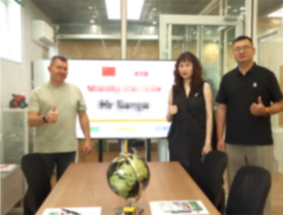 On June 28th, European customers came to visit us